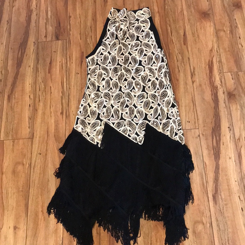 High neck dress